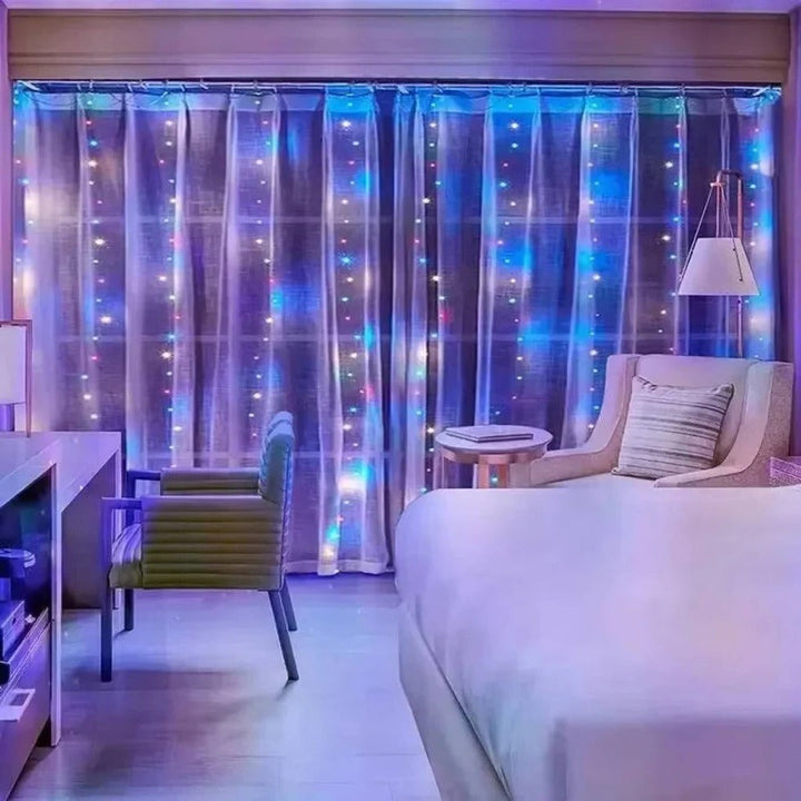 Lisslune | Curtain LED Lights with Remote, USB Powered