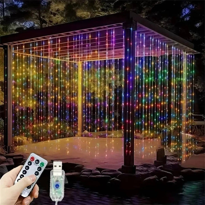 Lisslune | Curtain LED Lights with Remote, USB Powered