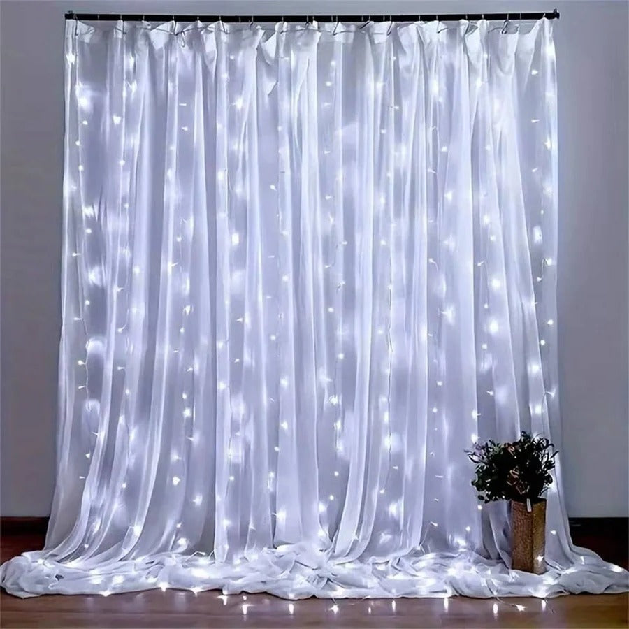 Lisslune | Curtain LED Lights with Remote, USB Powered