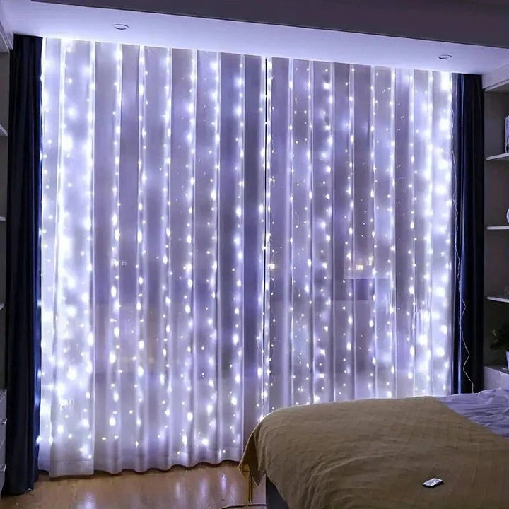 Lisslune | Curtain LED Lights with Remote, USB Powered