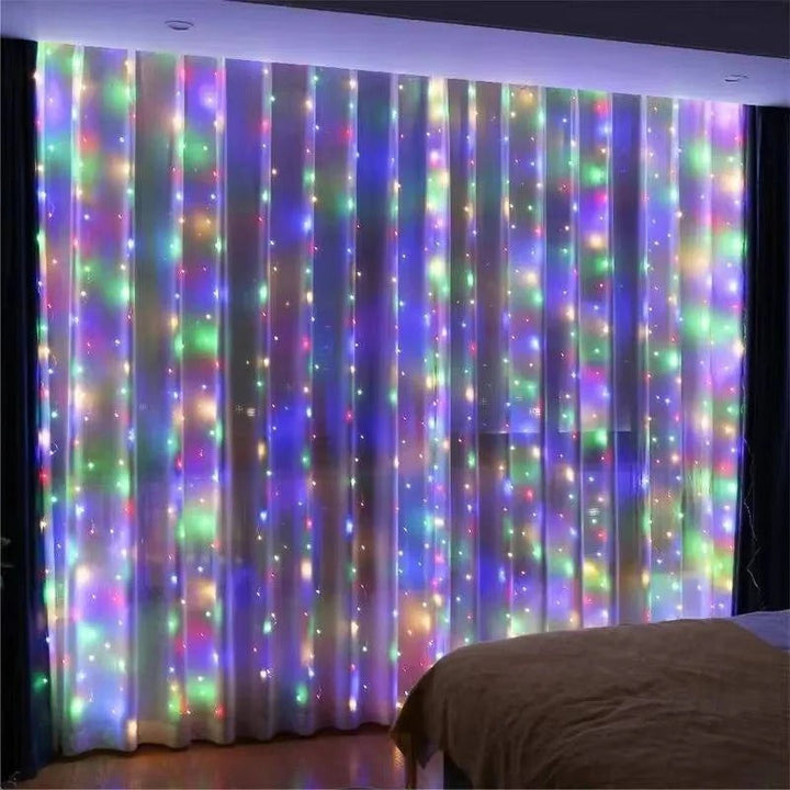 Lisslune | Curtain LED Lights with Remote, USB Powered