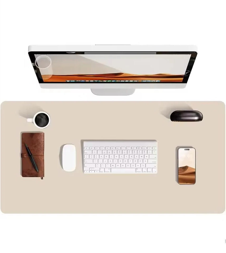 Lisslune | Luxury Leather Desk Pad Smooth Writing & Mouse Surface