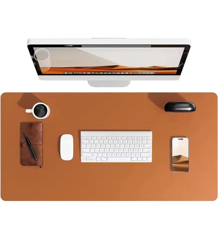 Lisslune | Luxury Leather Desk Pad Smooth Writing & Mouse Surface