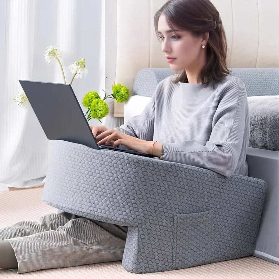 Lisslune | Memory Foam Reading Pillow with Arm and Back Support