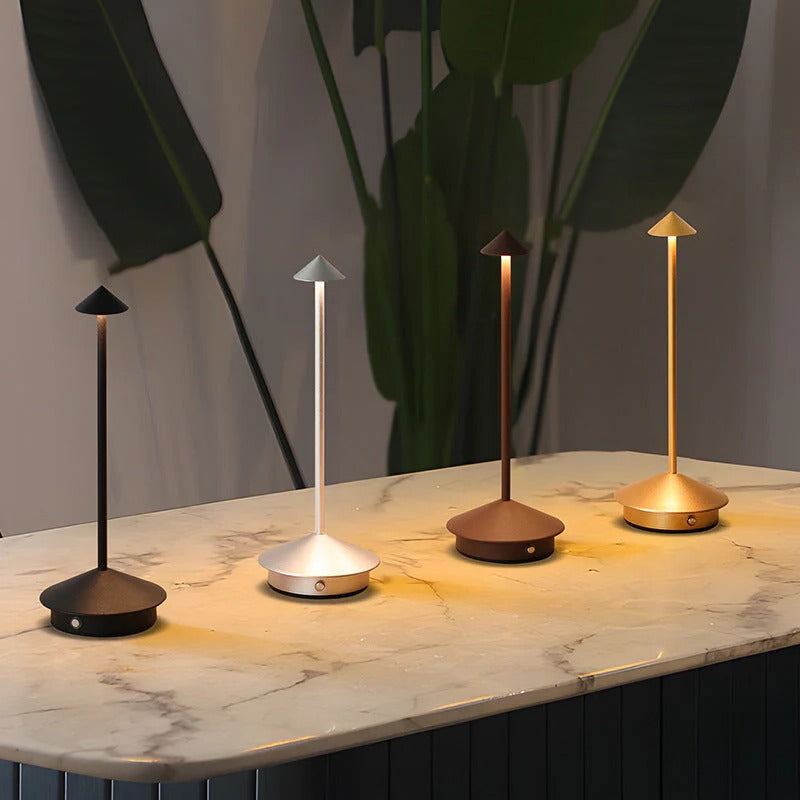 Lisslune | LumiGlow Wireless LED Table Lamp Sleek & Modern Design
