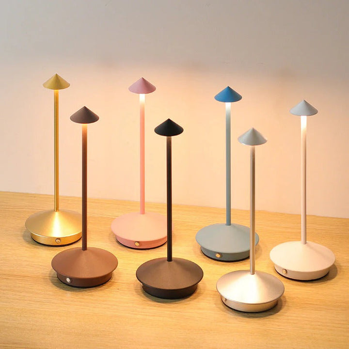 Lisslune | LumiGlow Wireless LED Table Lamp Sleek & Modern Design
