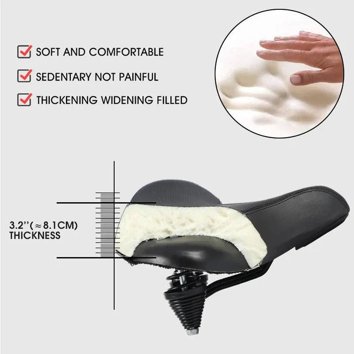 Lisslune | AirFlow Comfort Bike Seat for Long Rides