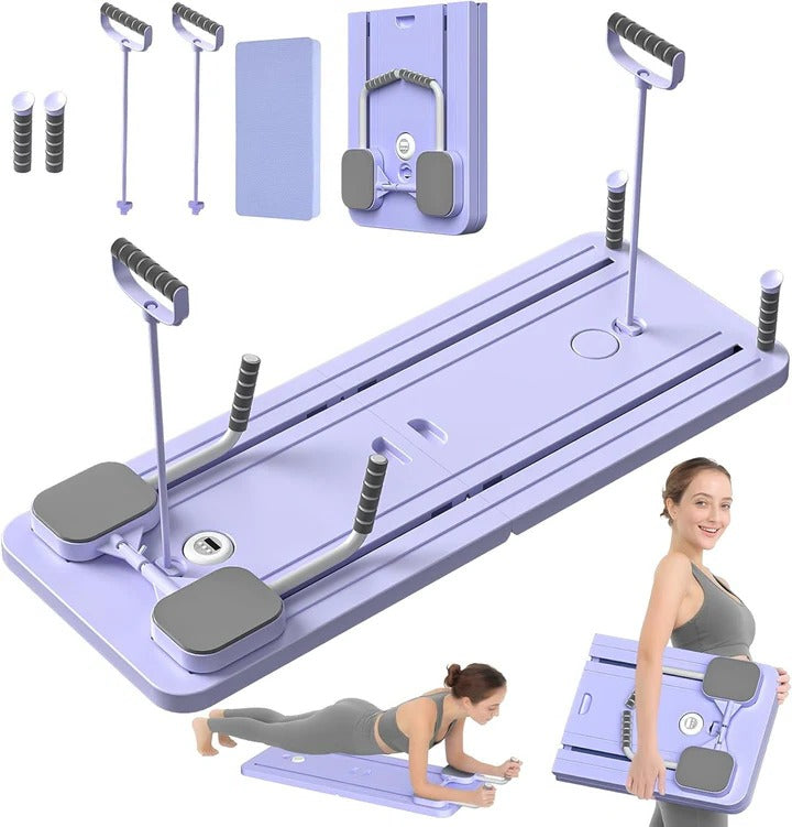 Lisslune | HomeStudio Pilates Reformer Board with Resistance Bands
