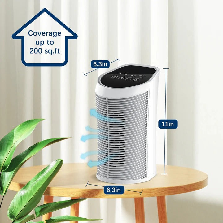 Lisslune | FreshFlow Compact HEPA Air Purifier for Bedrooms