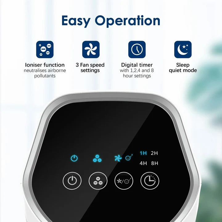 Lisslune | FreshFlow Compact HEPA Air Purifier for Bedrooms