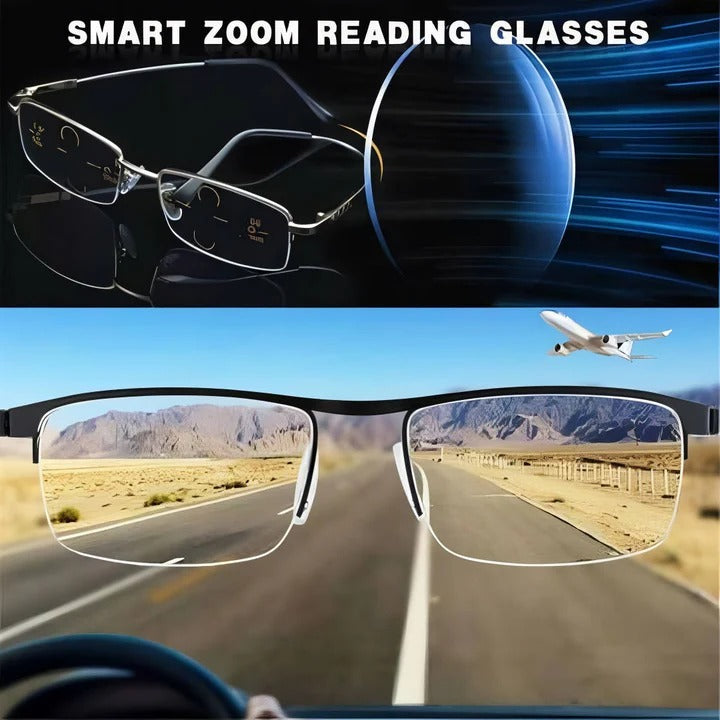 Lisslune | Smart Progressive Reading Glasses with Blue Light & UV Protection