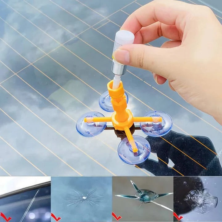 Lisslune | Windshield Crack Repair Kit for Cars