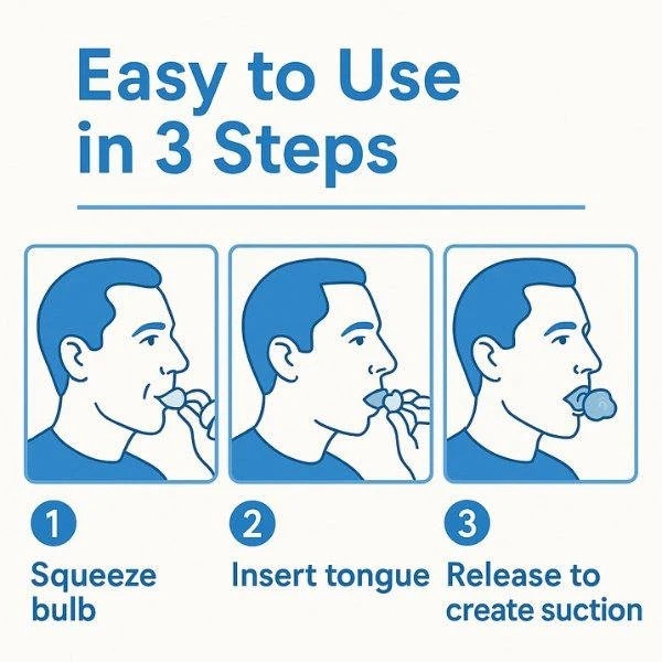 Lisslune | Silicone Tongue Positioning Device for Nighttime Comfort