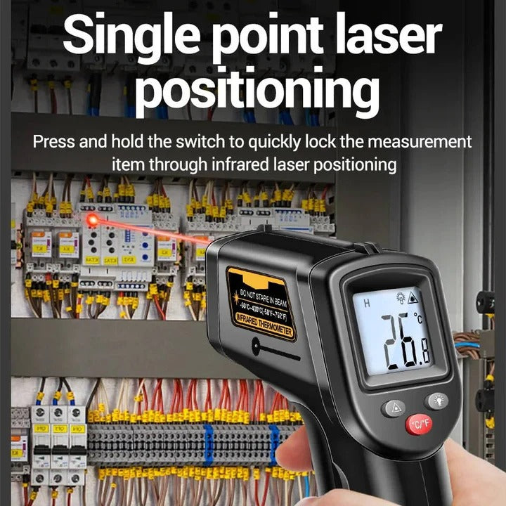 Lisslune | Digital Infrared Thermometer with Laser Targeting