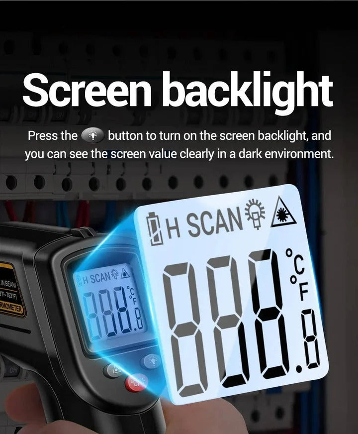 Lisslune | Digital Infrared Thermometer with Laser Targeting