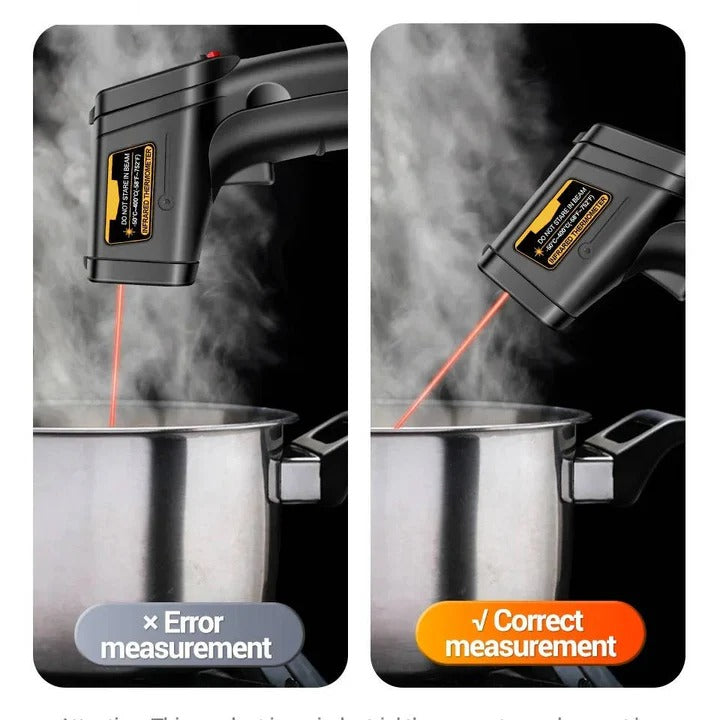 Lisslune | Digital Infrared Thermometer with Laser Targeting