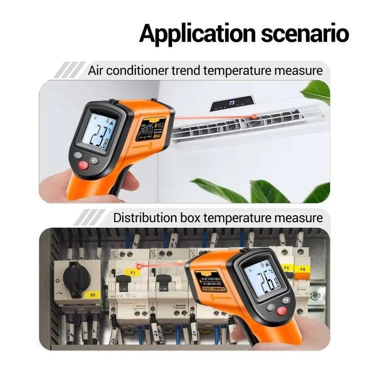 Lisslune | Digital Infrared Thermometer with Laser Targeting