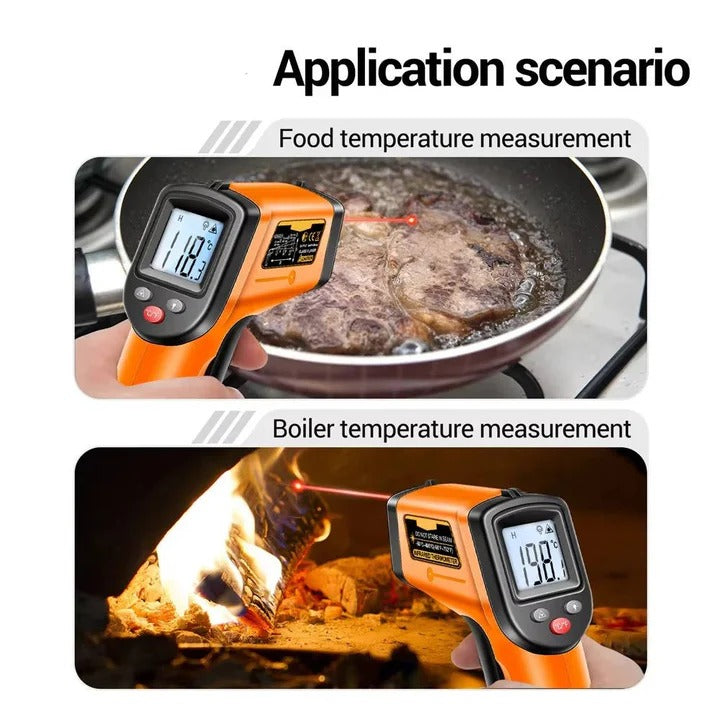 Lisslune | Digital Infrared Thermometer with Laser Targeting