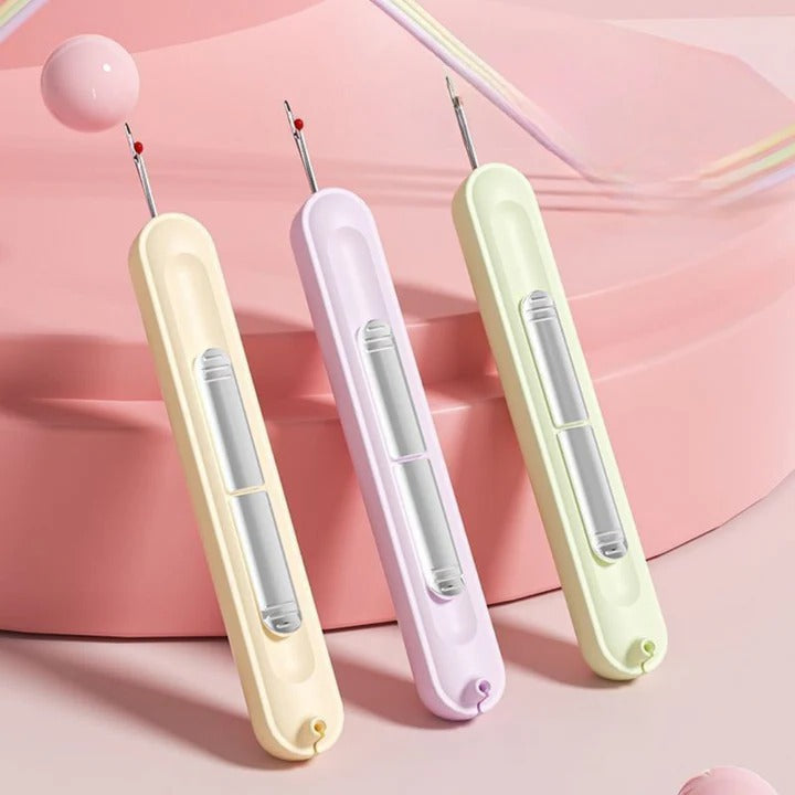 Lisslune | Dual Function Needle Threader for Easy Sewing and Crafting