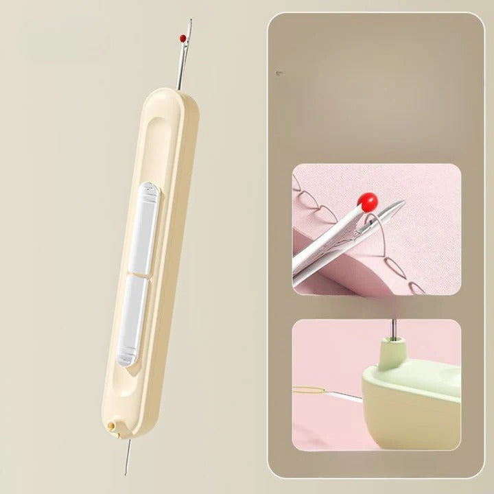 Lisslune | Dual Function Needle Threader for Easy Sewing and Crafting