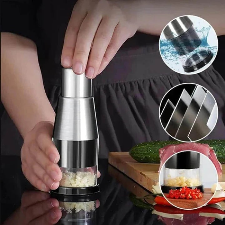 Lisslune | Manual Stainless Steel Vegetable Chopper for Home Cooking