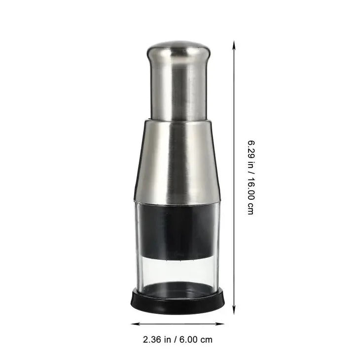 Lisslune | Manual Stainless Steel Vegetable Chopper for Home Cooking