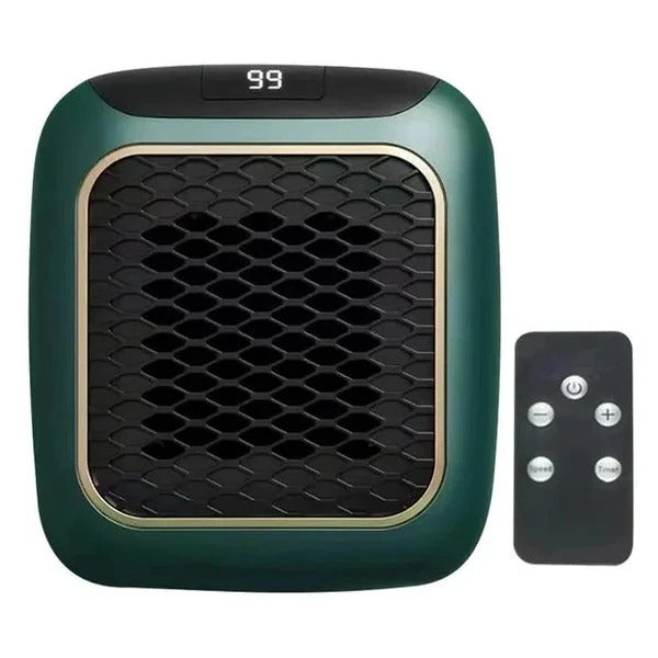 Lisslune | Mini Electric Wall Heater, 800W Plug-In Portable Design