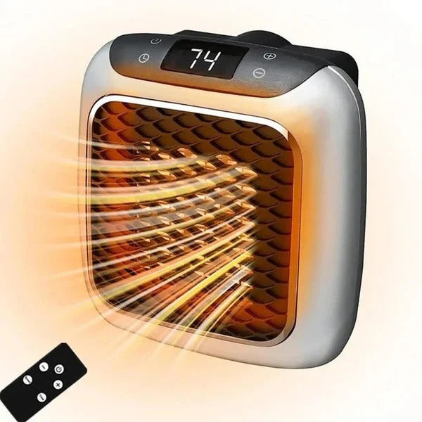Lisslune | Mini Electric Wall Heater, 800W Plug-In Portable Design