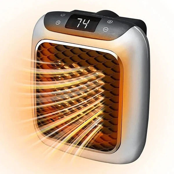 Lisslune | Mini Electric Wall Heater, 800W Plug-In Portable Design