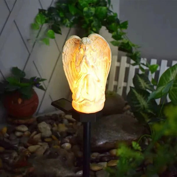 Lisslune | Decorative Solar Angel Garden Lamp with LED Illumination