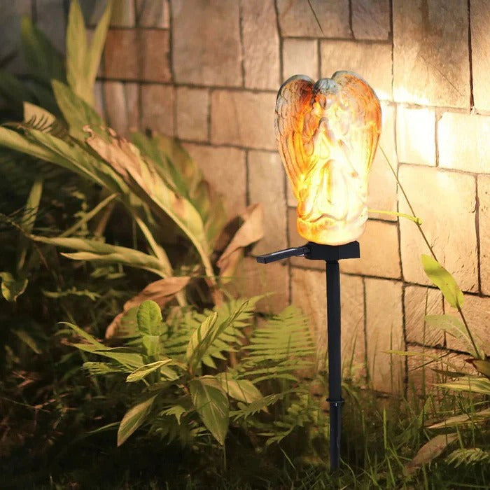 Lisslune | Decorative Solar Angel Garden Lamp with LED Illumination