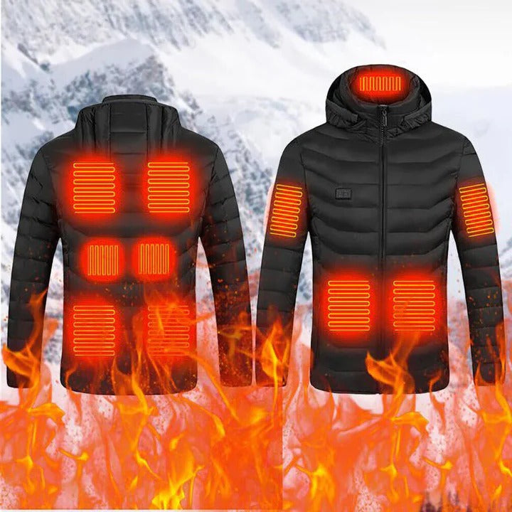 Lisslune | Lightweight Unisex Heated Coat with Multiple Heating Zones
