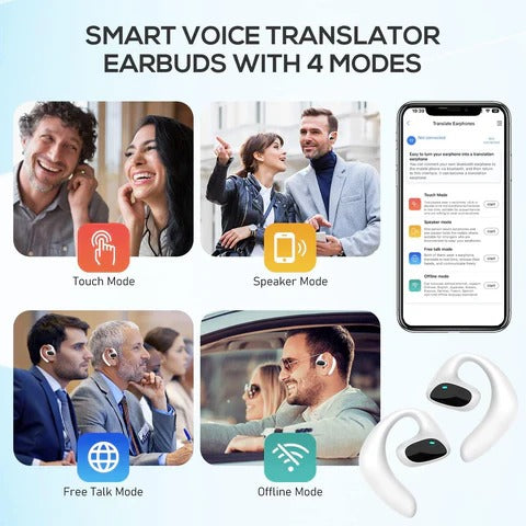 Lisslune | Smart Translation Earbuds with Real Time Voice Exchange