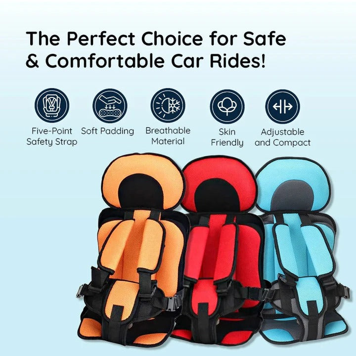 Lisslune | Portable Child Car Cushion Seat for Secure and Comfy Travel Support