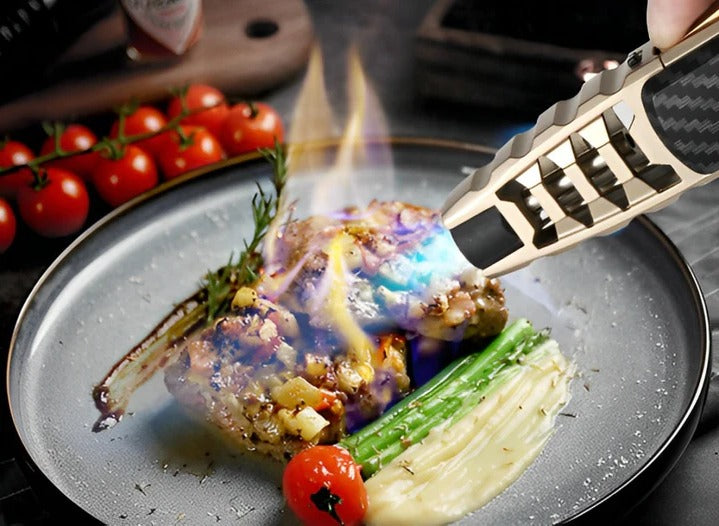 Lisslune | Adjustable Flame Torch Lighter – Blue Flame for Kitchen & Outdoor Use