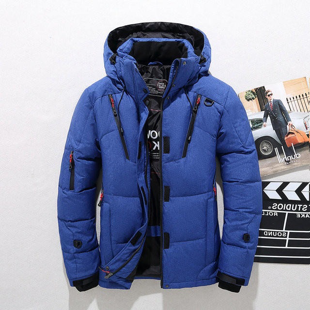 Lisslune | Insulated Duck Down Jacket – Removable Hood Winter Zip Coat