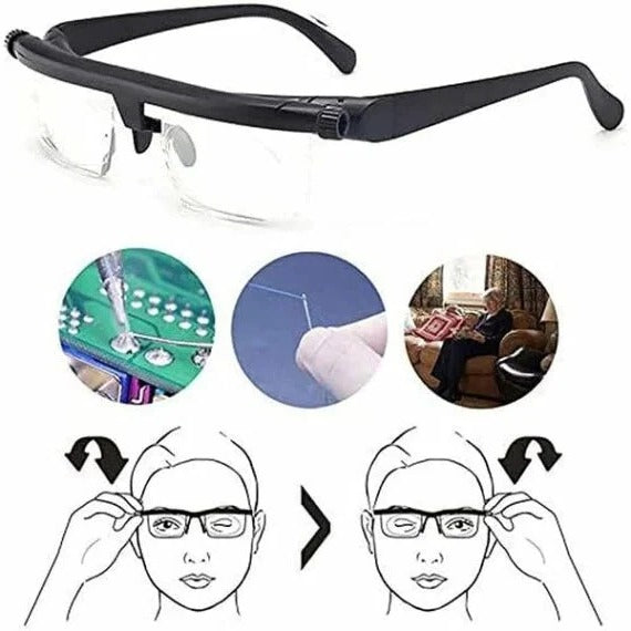 Lisslune | Adaptive Focus Glasses – Adjustable Vision for Near and Far
