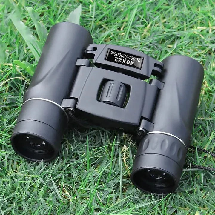 Lisslune | Compact 40x22 Folding Binoculars – High-Power Outdoor Zoom