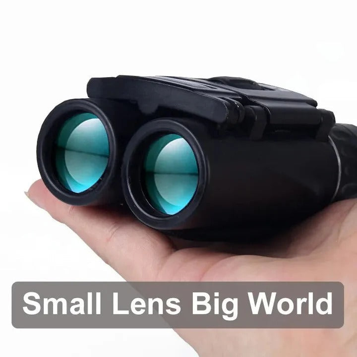 Lisslune | Compact 40x22 Folding Binoculars – High-Power Outdoor Zoom