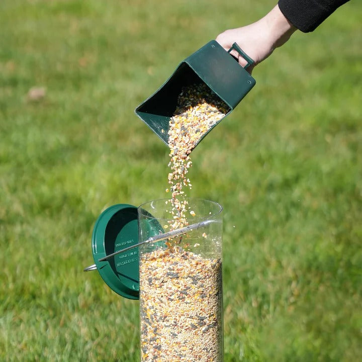 Lisslune | Durable Metal Bird Feeder with Cage Design to Deter Squirrels