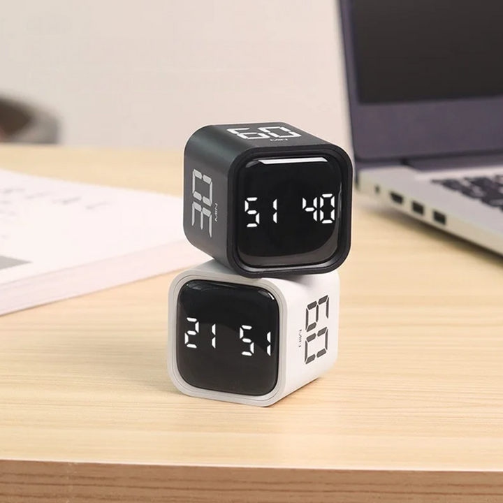 Lisslune | Smart Cube Timer with Gravity Sensing and LED Display