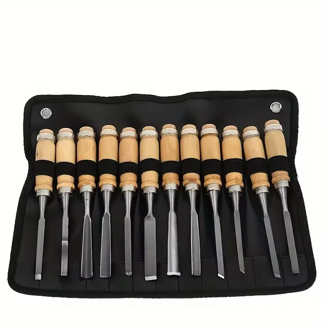 Lisslune | 12 Pieces Wood Carving Chisels Set