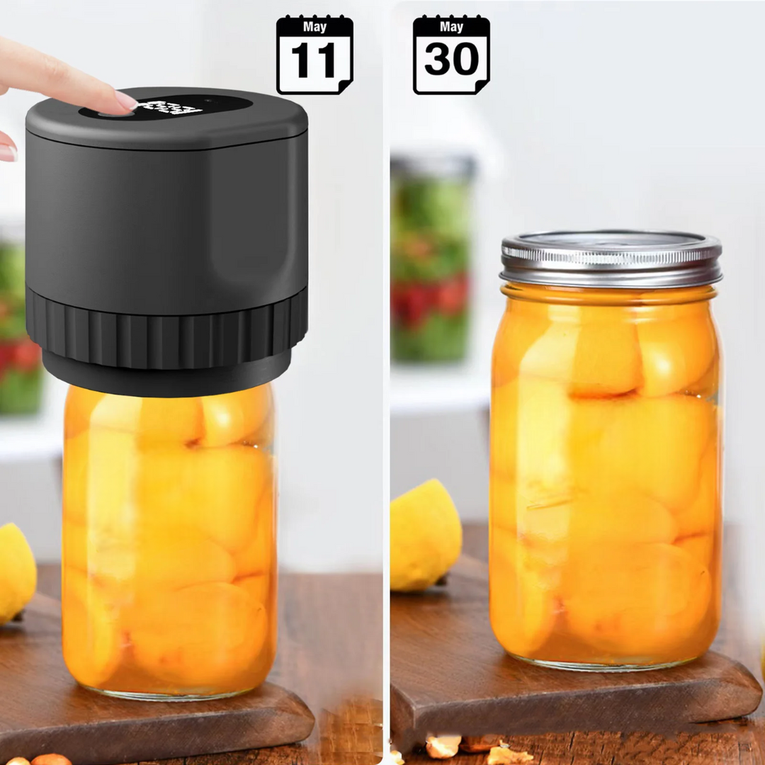 Lisslune | Electric Mason Jar Vacuum Sealer with LED Display