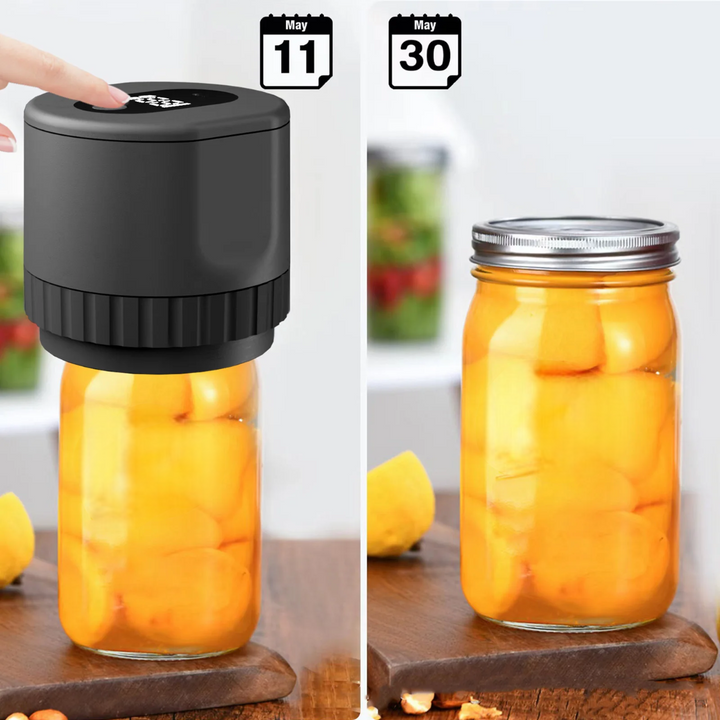 Lisslune | Electric Mason Jar Vacuum Sealer with LED Display