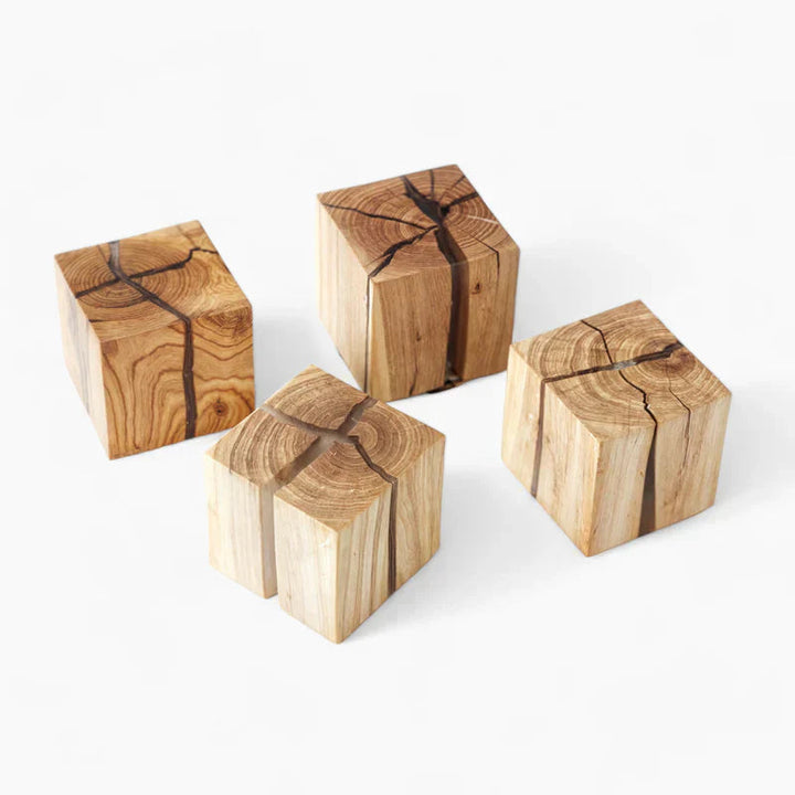 Lisslune | CrackLumen - Unique rustic cracked table lamp