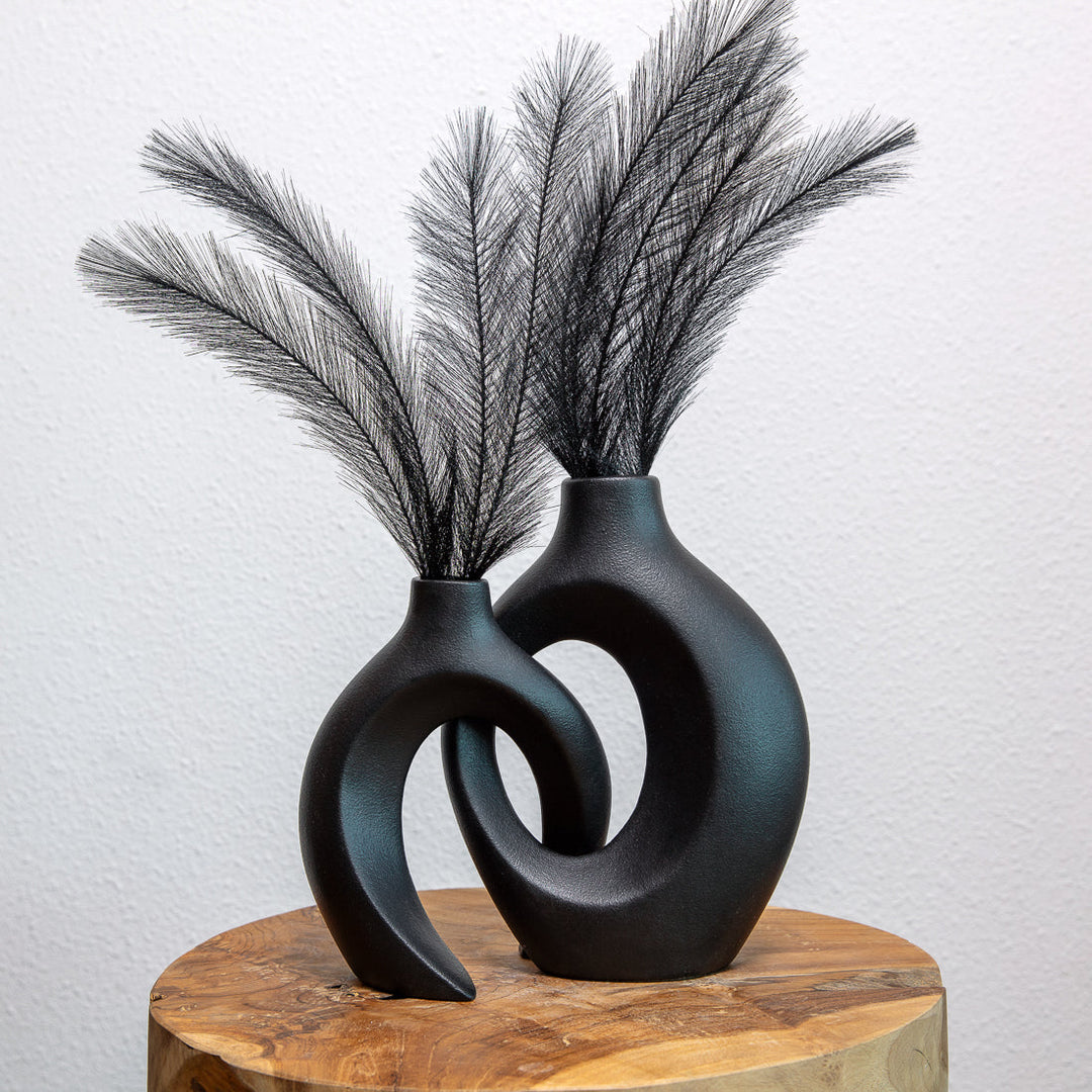 Lisslune | Gleora Intertwined Ceramic Flower Vase – Elegant Decorative Centrepiece for Modern & Classic Interiors