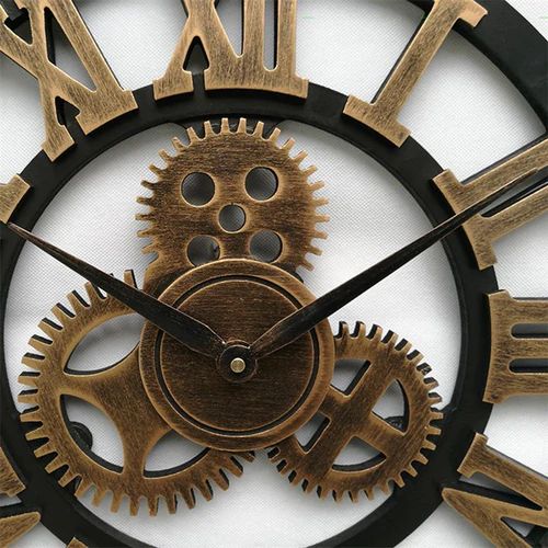 Lisslune | Wall clock in industrial style