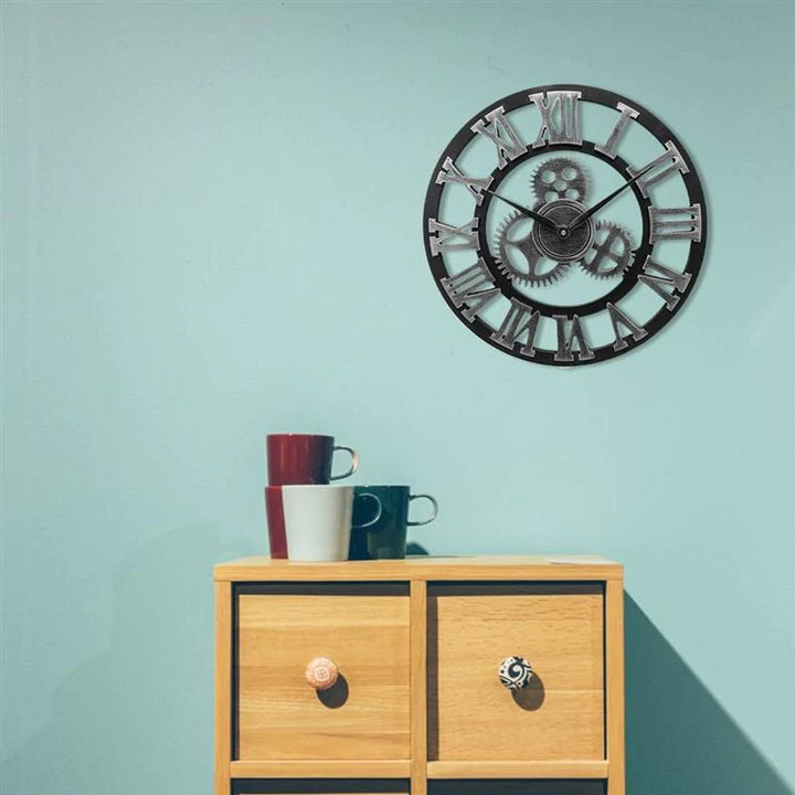 Lisslune | Wall clock in industrial style