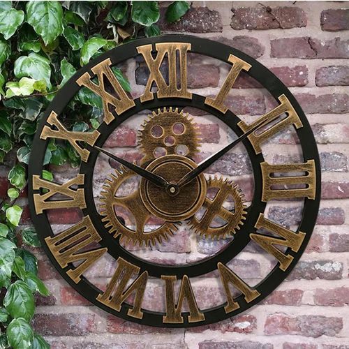 Lisslune | Wall clock in industrial style