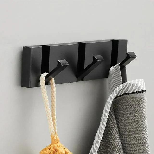 Lisslune | HOOKLUX – Foldable wall hook strip made of aluminum, space-saving & versatile